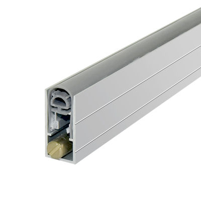 Cor prateada 1,5 cm Porta automática Fechamento de fundo duradouro
