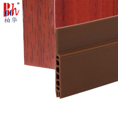 Tira autoadesiva do selo do silicone do descascamento de tempo do silicone de Brown para Windows