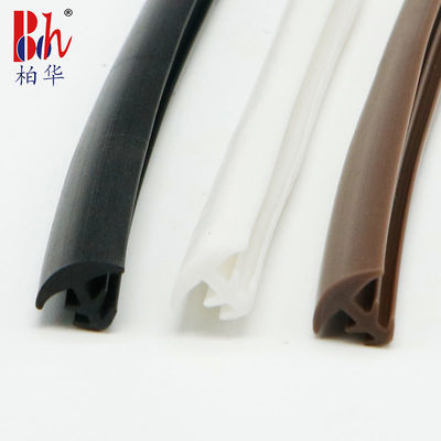 Tipo multicolorido arcado contínuo do entalhe da tira do selo de porta do Pvc 8*2mm apoiado