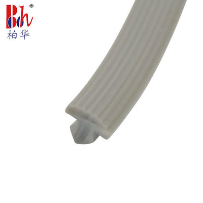 Tira de borracha 7*5mm do PVC do OEM para o vestuário Hang Bar