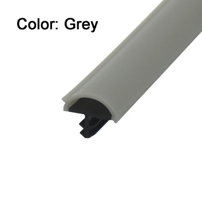 A selagem de borracha de Gray Color Co-Extrudsion Wooden Door descasca selos de porta da forma de D