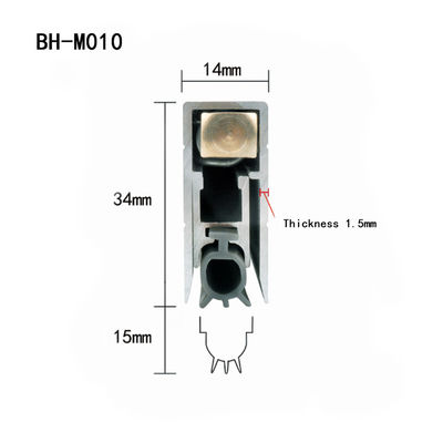 650 mm Segamentos de porta automática oculta