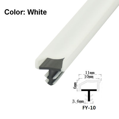 Tiras de vedação de porta de madeira extrudada TPE Co à prova de som 10*6 mm