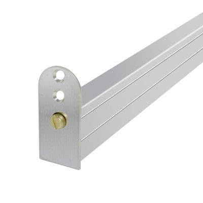 Cor prateada 1,5 cm Porta automática Fechamento de fundo duradouro