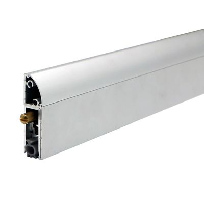 Anodizado de alumínio vedações de porta automática de fundo 1,5 cm de altura