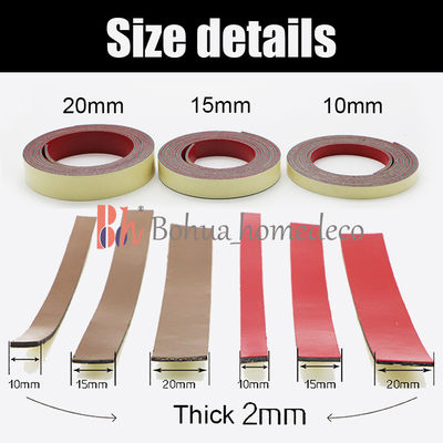 Selo de porta à prova de fogo da grafite 2mm densamente com cor vermelha e de Brown