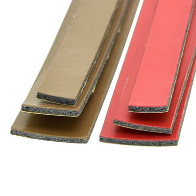 Selo de porta à prova de fogo da grafite 2mm densamente com cor vermelha e de Brown