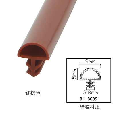 Esboço de madeira Excluders da isolação sadia de descascamento de tempo do silicone da porta