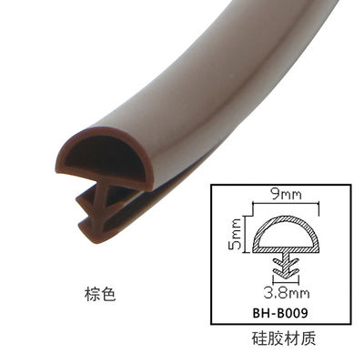 Esboço de madeira Excluders da isolação sadia de descascamento de tempo do silicone da porta