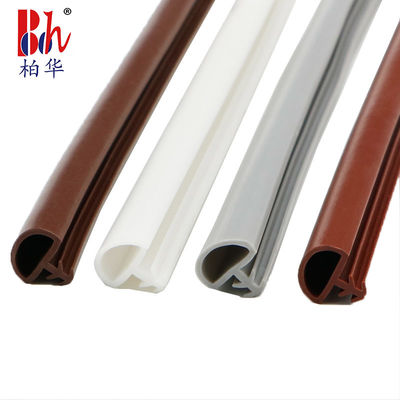 A selagem de borracha anticolisão do PVC da tira de madeira sadia do selo de porta da prova descasca para a porta de madeira e o Impulso-ajuste Windows