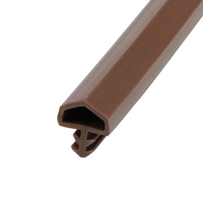 Entalhe o tipo selagem de borracha anticolisão do PVC da tira de madeira do selo de porta descasca para a porta e a janela de madeira