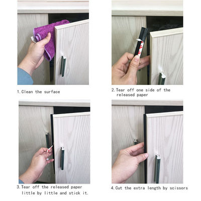 Descascamento Windproof de 3M Self Adhesive Weather da tira do selo de porta do vestuário