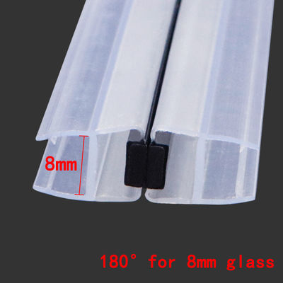 Bons selos impermeáveis do PVC da tira magnética da porta do chuveiro da superação para o vidro de 8mm