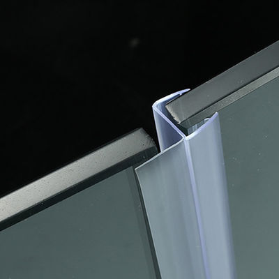 A tira de vidro transparente H do selo de porta do chuveiro do PVC dá forma à água do banheiro que retém a tira