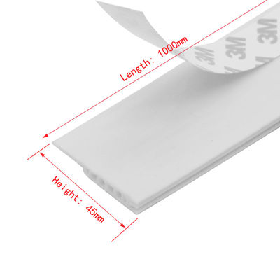 Selo de porta autoadesivo do descascamento do tempo do silicone com 3M Glue Tape White 45mm