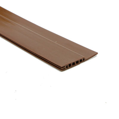 Tira autoadesiva do selo do silicone do descascamento de tempo do silicone de Brown para Windows
