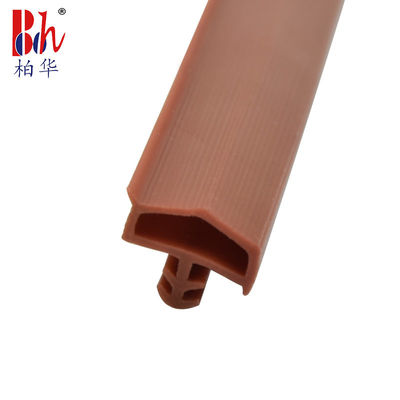 Selos termoplásticos dados forma telhado do elastómetro da tira de madeira do selo de porta com aleta 12x6mm