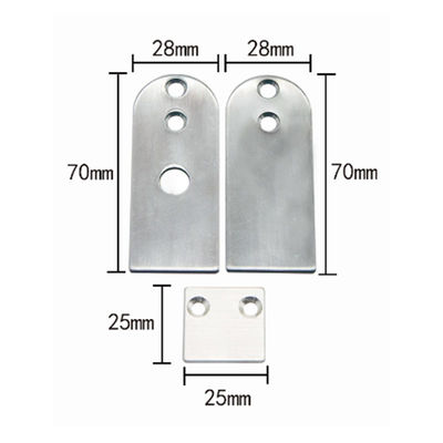 selos inferiores escondidos 20*37mm da varredura da porta em forma de u para a porta de madeira
