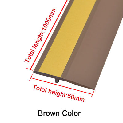 resistência de água inferior da tira do selo da porta de Brown das diferenças de 3mm
