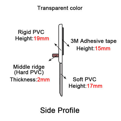 Prova sadia 3M Glue Tape Self - selos de porta esparadrapos do PVC