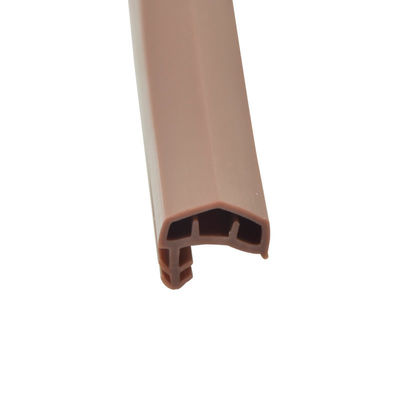 tira de madeira anticolisão P1809 do selo de porta da tira de borracha do PVC de 12*6mm