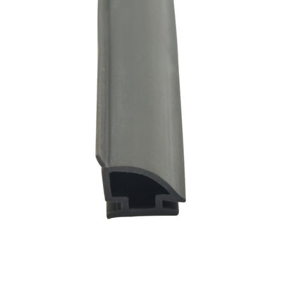 TPE da tira de borracha do PVC de 12.5*10mm anticolisão para a cor do preto da porta deslizante