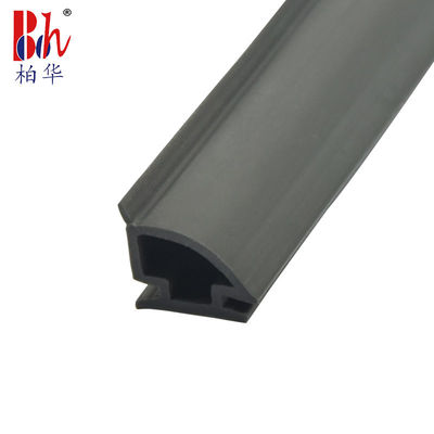 TPE da tira de borracha do PVC de 12.5*10mm anticolisão para a cor do preto da porta deslizante