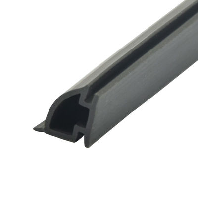 TPE da tira de borracha do PVC de 12.5*10mm anticolisão para a cor do preto da porta deslizante
