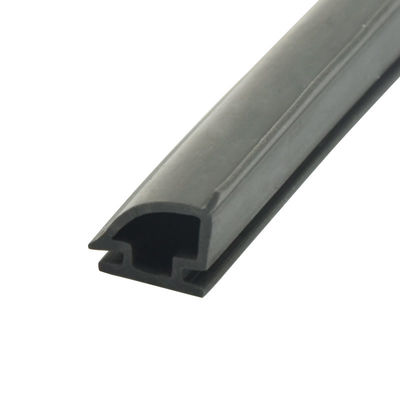TPE da tira de borracha do PVC de 12.5*10mm anticolisão para a cor do preto da porta deslizante